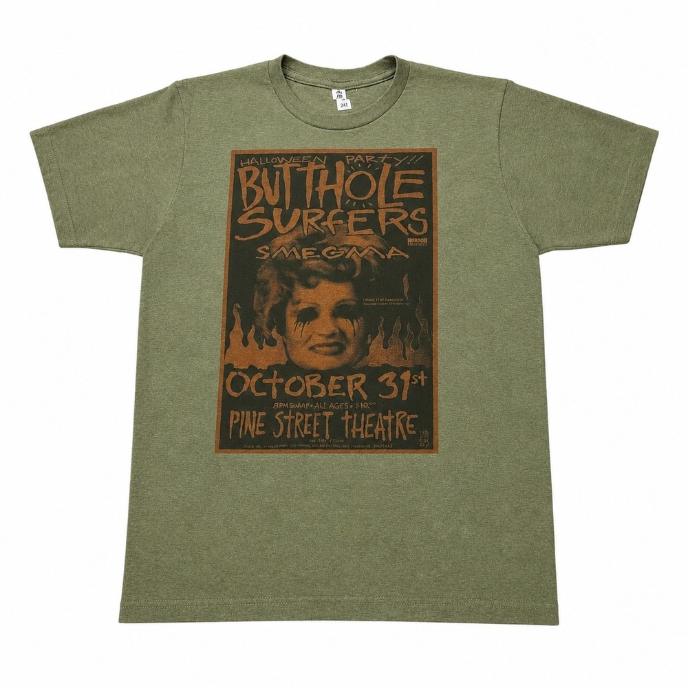 Butthole Surfers Smegma Halloween Party Pine Street Theatre T-Shirt